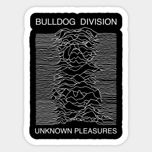 English Bulldog Division Sticker